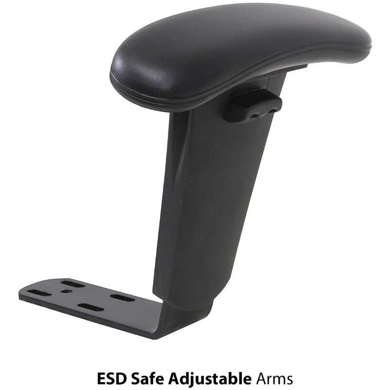 ESD Safe Adjustable Chair Arms, Set of 2